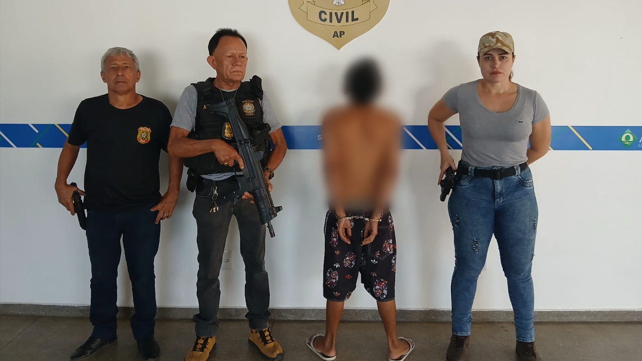 EM MACAPÁ, POLÍCIA CIVIL PRENDE INDIVÍDUO ACUSADO PELA PRÁTICA DE TRÊS ROUBOS